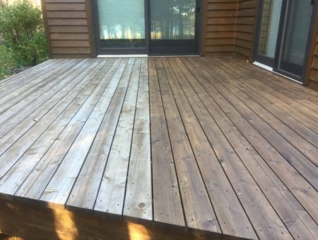 I’m sick of staining my deck. What can I do?