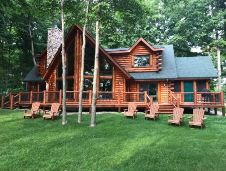 Log Cabin Staining in Minnesota